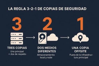 Copias de seguridad inmutables: La regla 3-2-1 para salvar a tu negocio del desastre